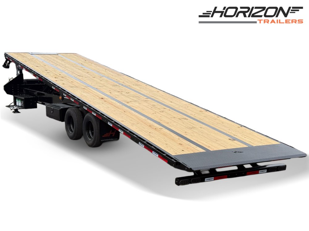 34' Horizon FFH Gooseneck Deckover Full Tilt Trailer - (2) 10k Axles