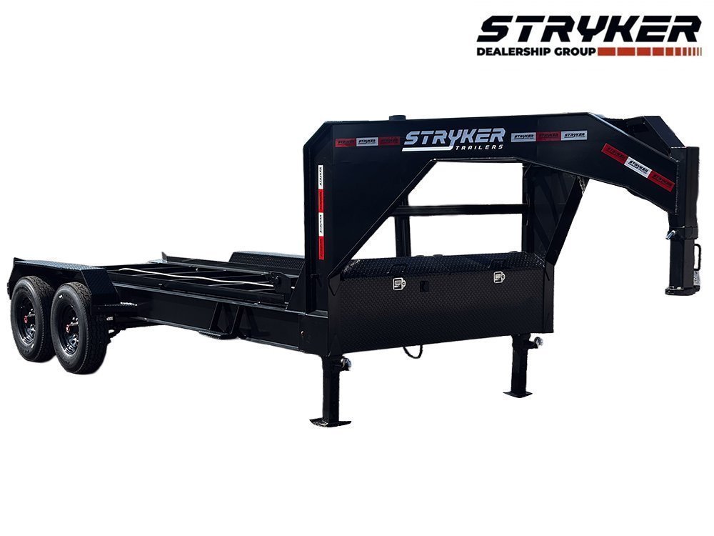 16' Stryker Gooseneck Roll Off Base Trailer - (2) 8K Axles