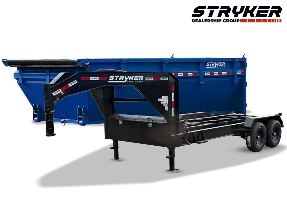 Stryker 16' GN Roll off Bundle (2) 8k Axles + 2 Bins w/ 4' Walls