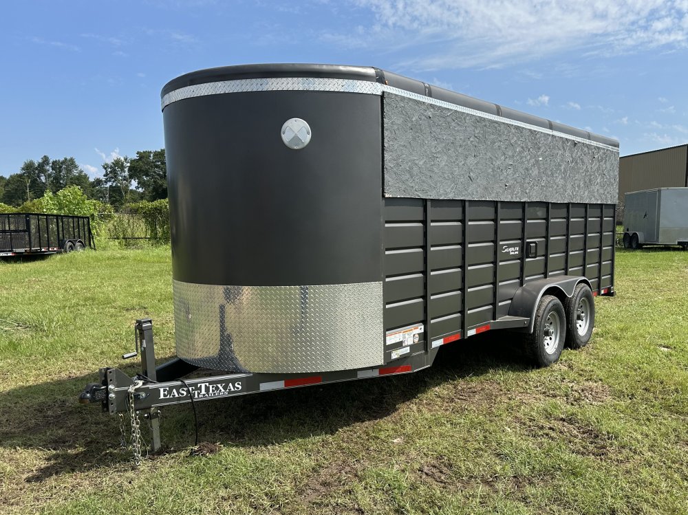 20'x7' East Texas Trailers Stock Trailers