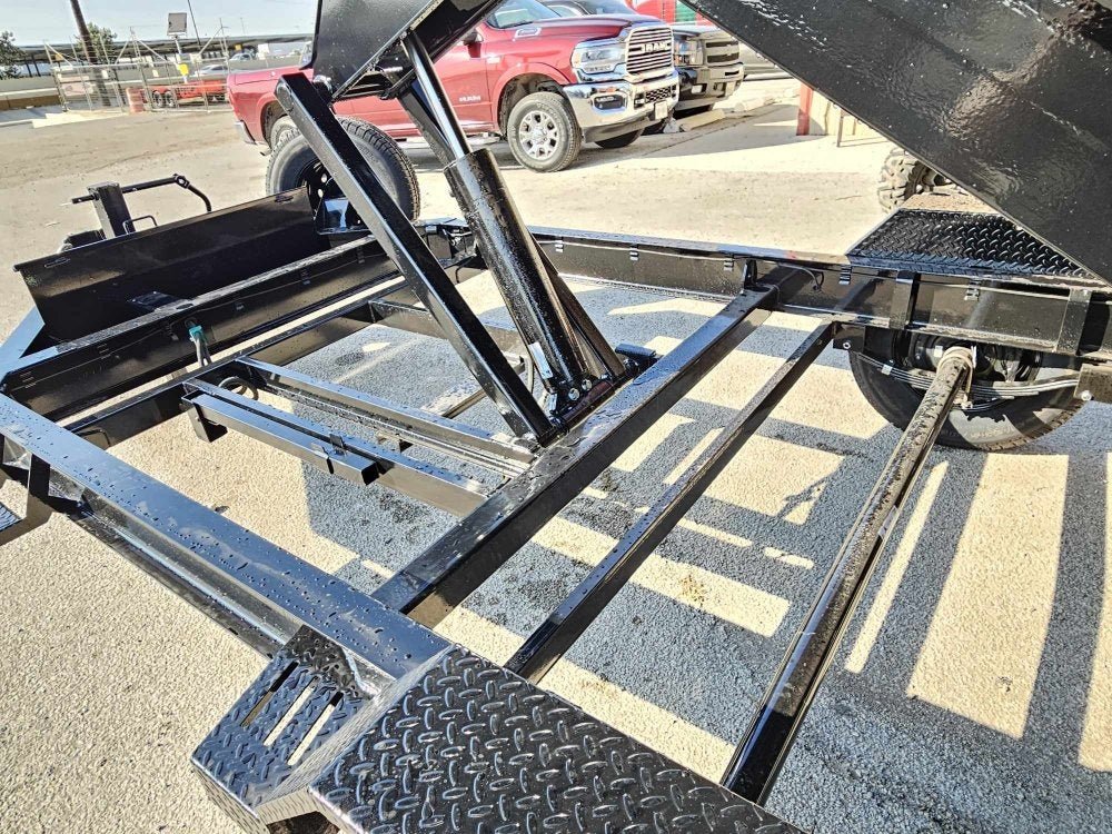 14' Stryker EDT Bumper Pull Dump Trailer 20" Side Walls - (2) 7k Axles
