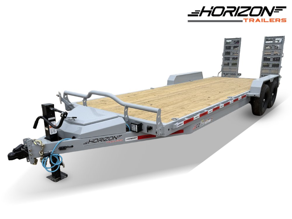 22' Horizon ECZ Bumper Pull Equipment Trailer - (2) 7K Axles