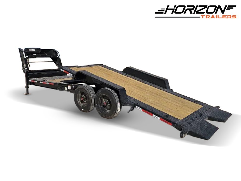 24' Horizon HET Gooseneck Equipment Tilt Trailer - (2) 10K Axles