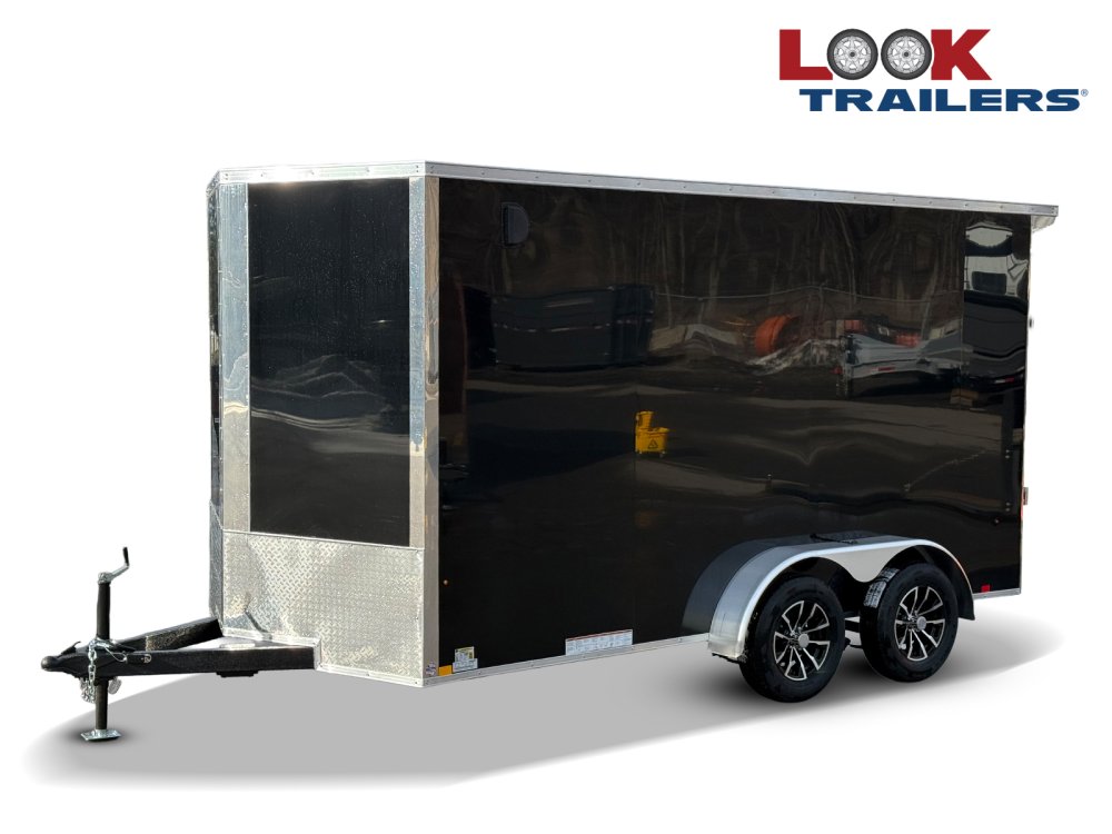 7 x 14 Look Trailers ST DLX Flat Top V Nose Enclosed Trailer - (2) 3.5k lb Axles