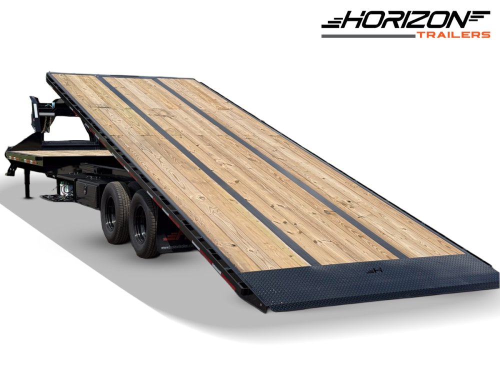 34' Horizon FHS Gooseneck Deckover Tilt Trailer - (2) 10K Axles