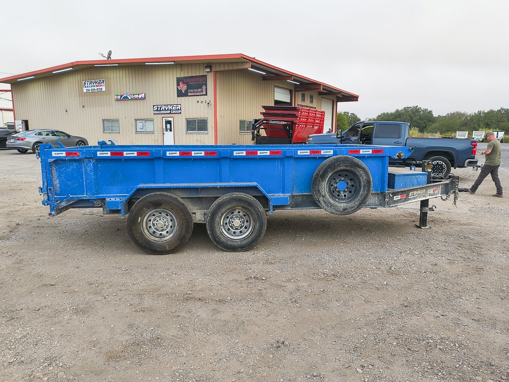 14' x 7' Ascend Bumper Pull Dump
