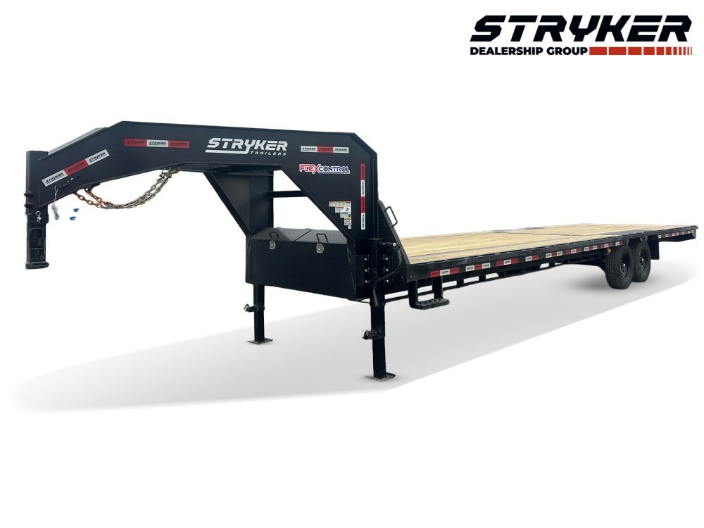 32' Stryker Gooseneck (2) 7K Axles Straight Deck