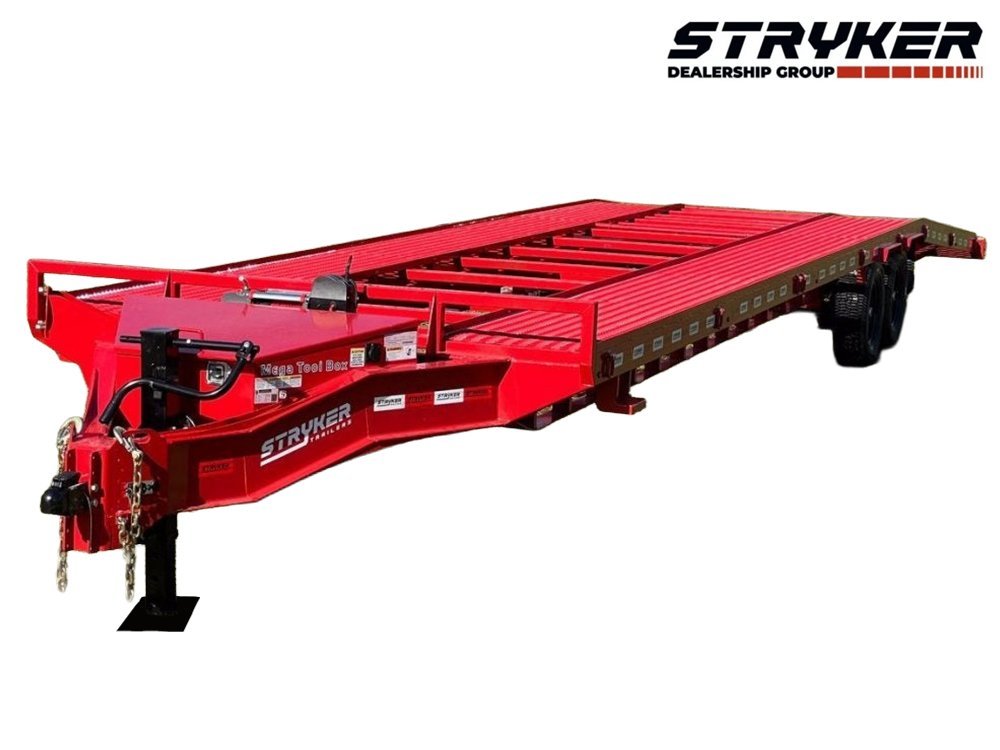 36' Stryker Bumper Pull Mesh Deck Multi Car Hauler - (2) 8k Axles
