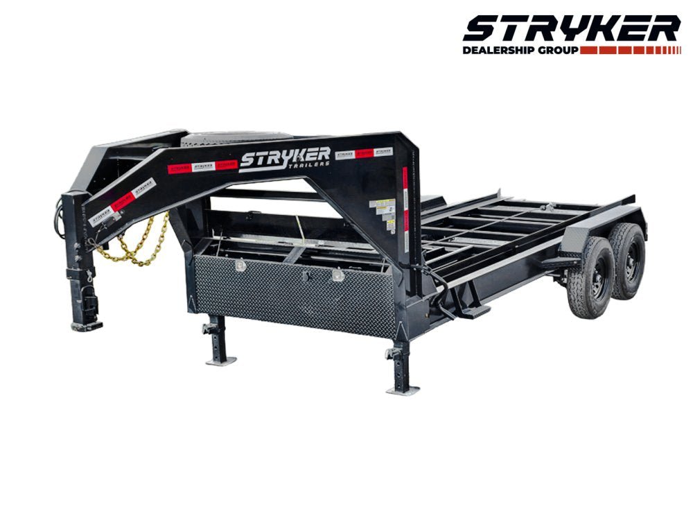 16' Stryker Goosneck Roll Off Base Trailer - (2) 7K Axles