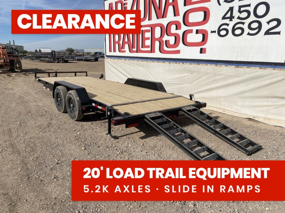 20' Tandem Axle Equipment Hauler Trailer