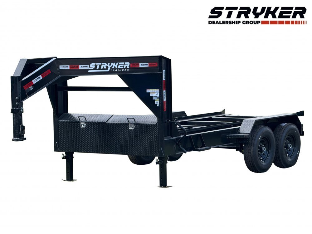 14' Stryker Gooseneck Roll Off Base Trailer - (2) 7K Axles