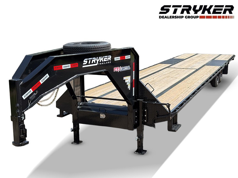 40' Stryker Hotshot Elite Gooseneck Trailer Straight Deck - (2) 10k Axles - Derated 12k GVWR