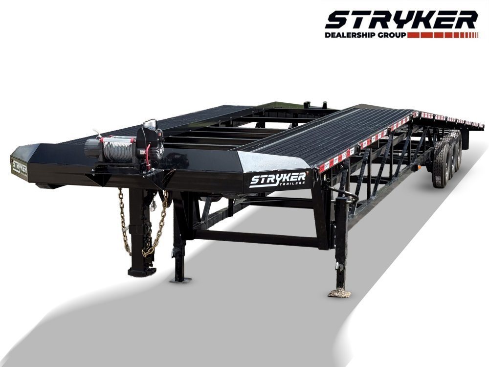 50' Stryker Gooseneck Wedge 3 Car Hauler - (3) 7k Axles Derated
