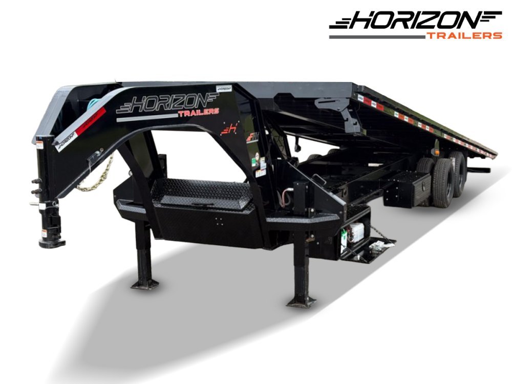 34' Horizon FFH Gooseneck Deckover Full Tilt Trailer - (2) 10k Axles