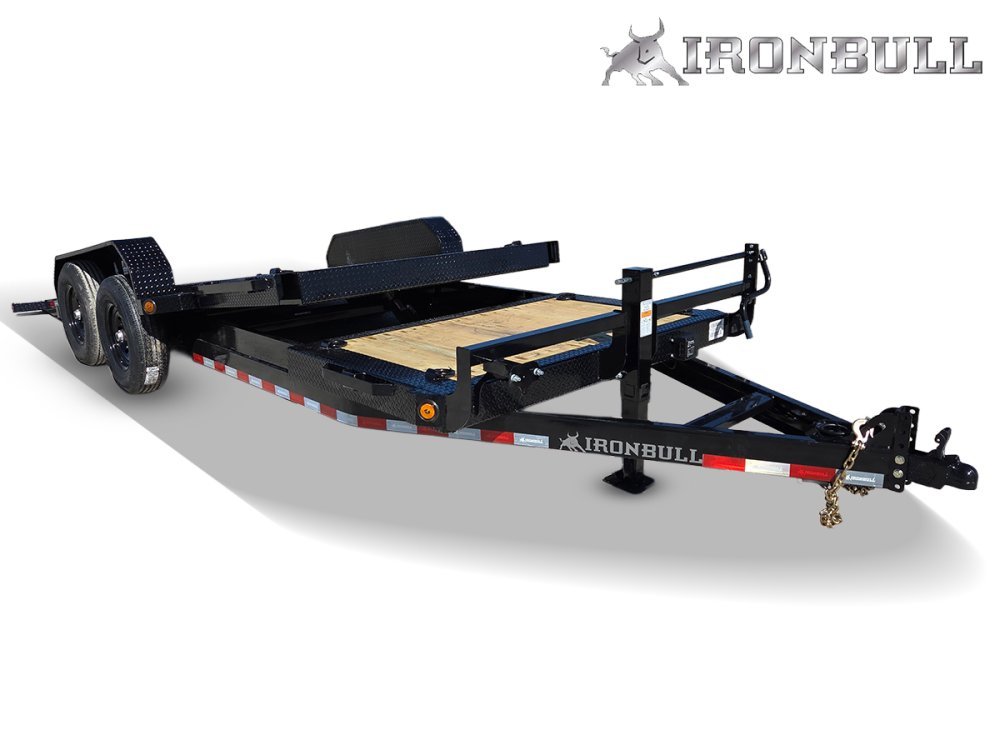 20' Iron Bull TLB Bumper Pull Equipment Tilt Trailer - (2) 7,000 lb Axles