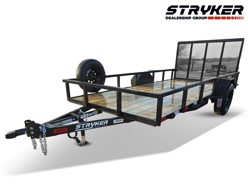 14' Utility Trailer (1) 3.5K Axle, 77" Wide 4' Gate