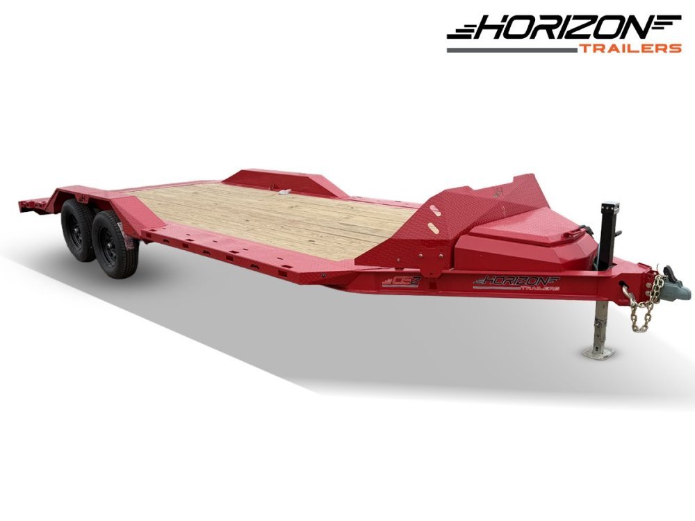 20' Horizon CEZ Bumper Pull Single Car Trailer - (2) 3.5K Axles