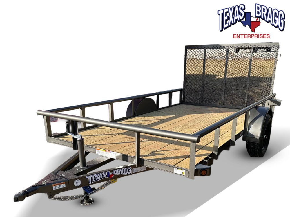 6 x 12 SA Pipe Top Utility Trailer Texas Bragg 3.5K