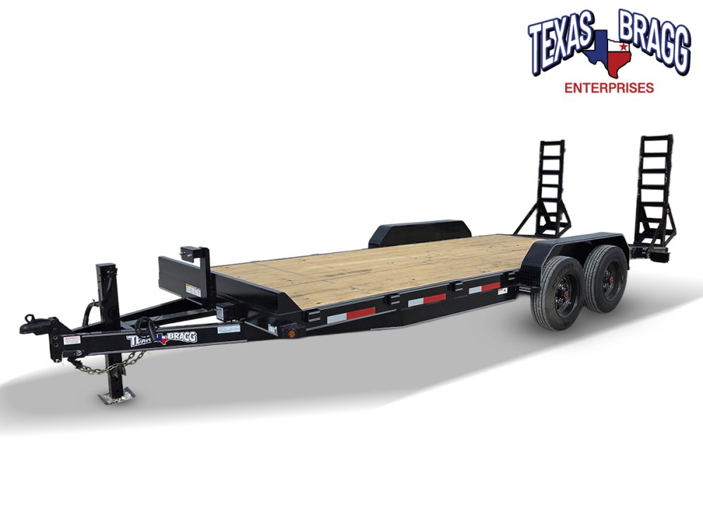 20' Equipment Trailer Texas Bragg Boss 3' Dove 16k GVWR