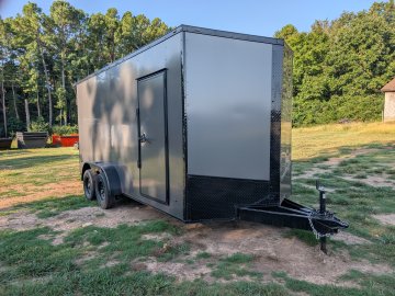 16'x7' Steel Pines Cargo, LLC 7x16TA2 Enclosed