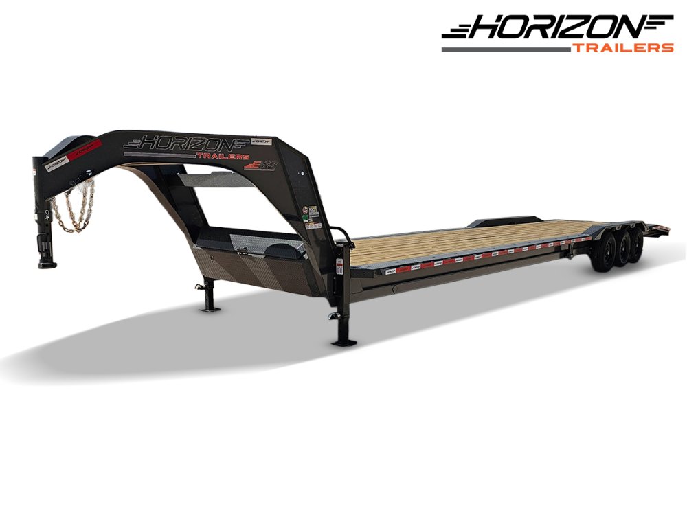 40' Horizon EWZ Gooseneck Equipment Trailer - (3) 7K Axles