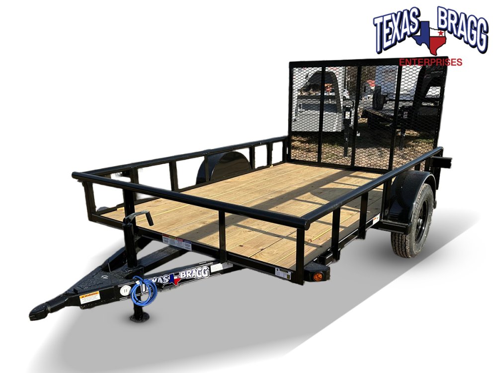 6 x 10 SA Pipe Top Utility Trailer Texas Bragg 3.5K