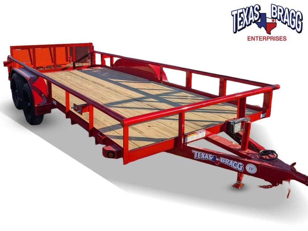 6.5 x 16 TA Pipe Top Utility Trailer Texas Bragg 6.5K
