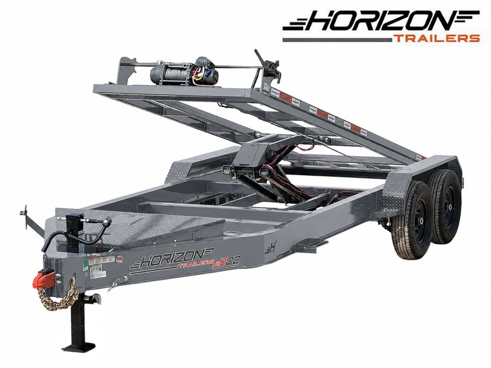 16' Horizon RDZ Bumper Pull Roll Off Base Trailer - (2) 7K Axles