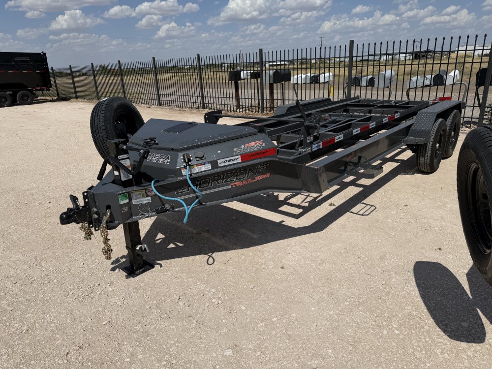 16' Horizon RDZ Bumper Pull Roll Off Base Trailer - (2) 7K Axles