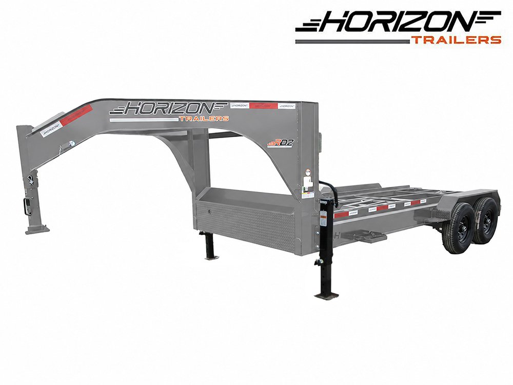 16' Horizon RDZ Gooseneck Roll Off Base Trailer - (2) 7K Axles