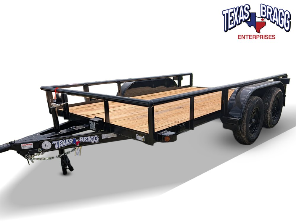 6 x 12 SA Pipe Top Utility Trailer Texas Bragg 6.5k