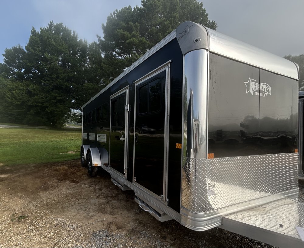 7' x 20' Stock Low Pro DDFW Bumper Pull Livestock Trailer - (2) 3.5k Axles