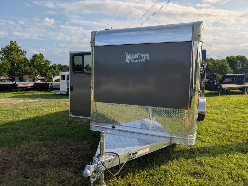 7' x 20' Stock Low Pro DDFW Bumper Pull Livestock Trailer - (2) 3.5k Axles