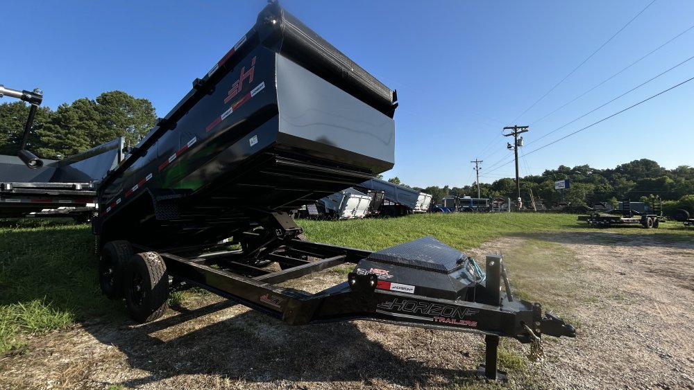 16' Horizon LZ7 Bumper Pull Dump Trailer 30" Side Walls - (2) 7K Axles