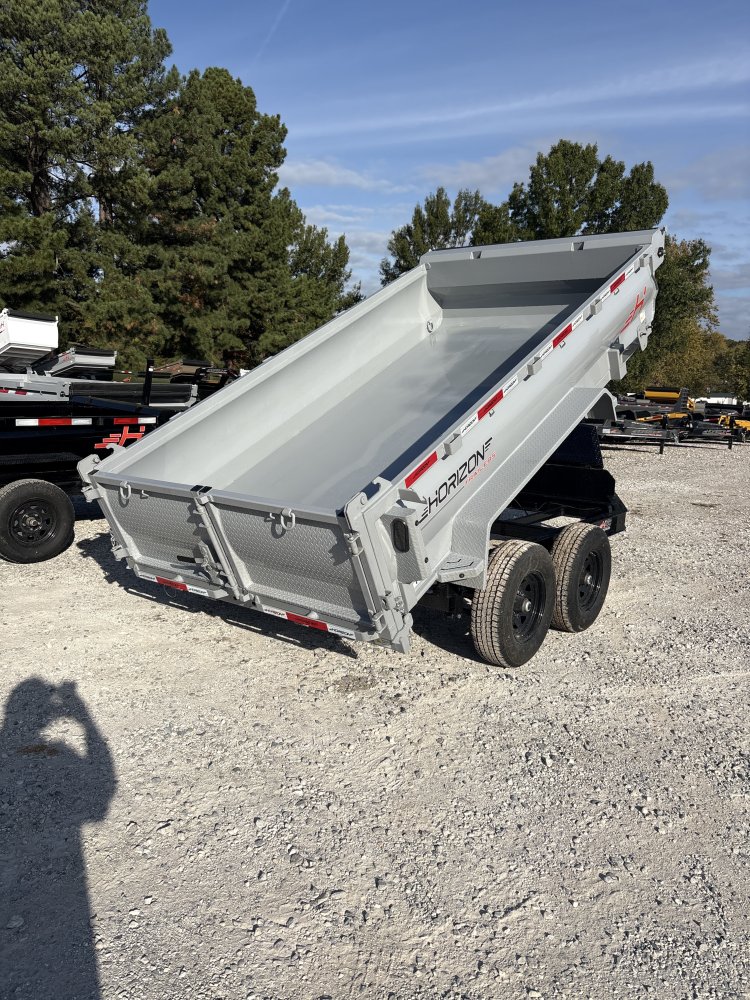 12' x 77" X 2' Horizon HZ6 TA3 BP Dump Trailer, 5200lb Axles