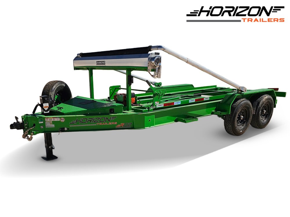 14' Horizon RDZ Bumper Pull Roll Off Base Trailer - (2) 7K Axles