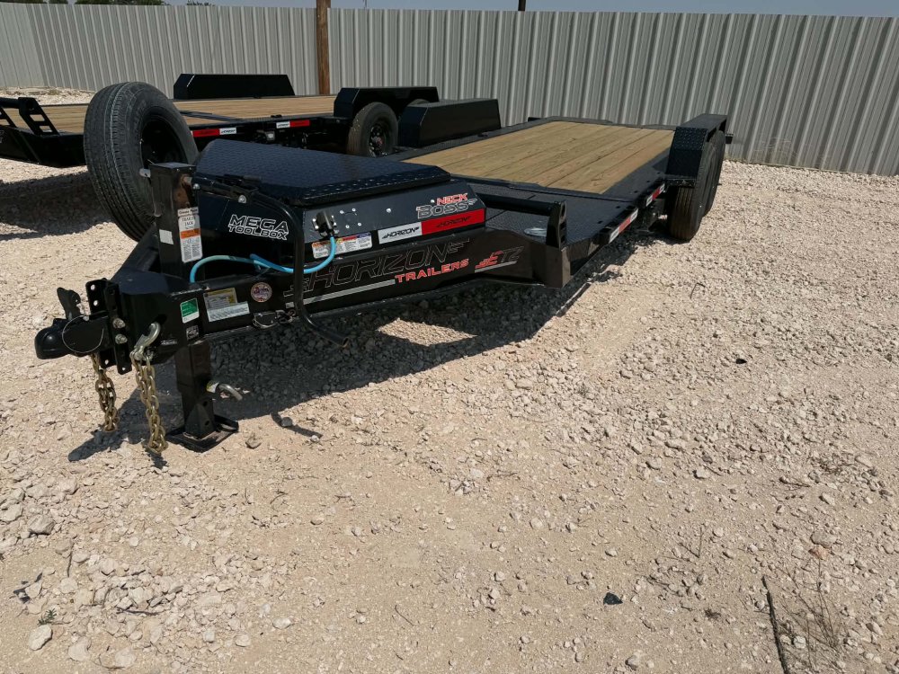 20' Horizon ETZ Bumper Pull Equipment Tilt Trailer - (2) 7K Axles
