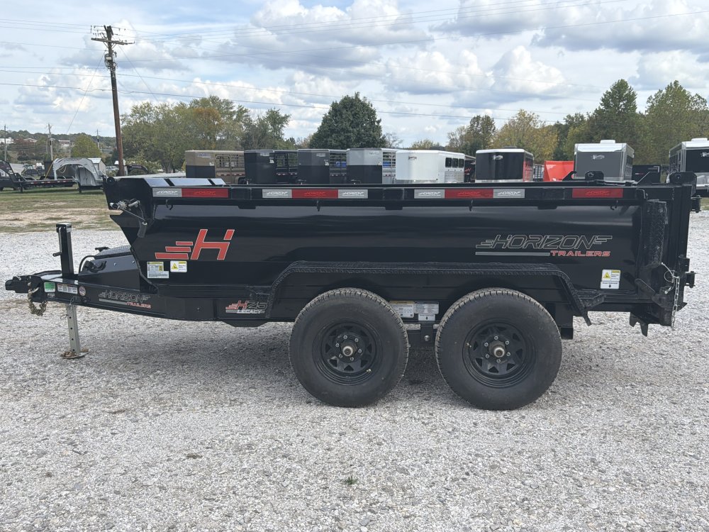 10' X 60" X 18" Horizon BP Dump Trailer with 5200lb Axles