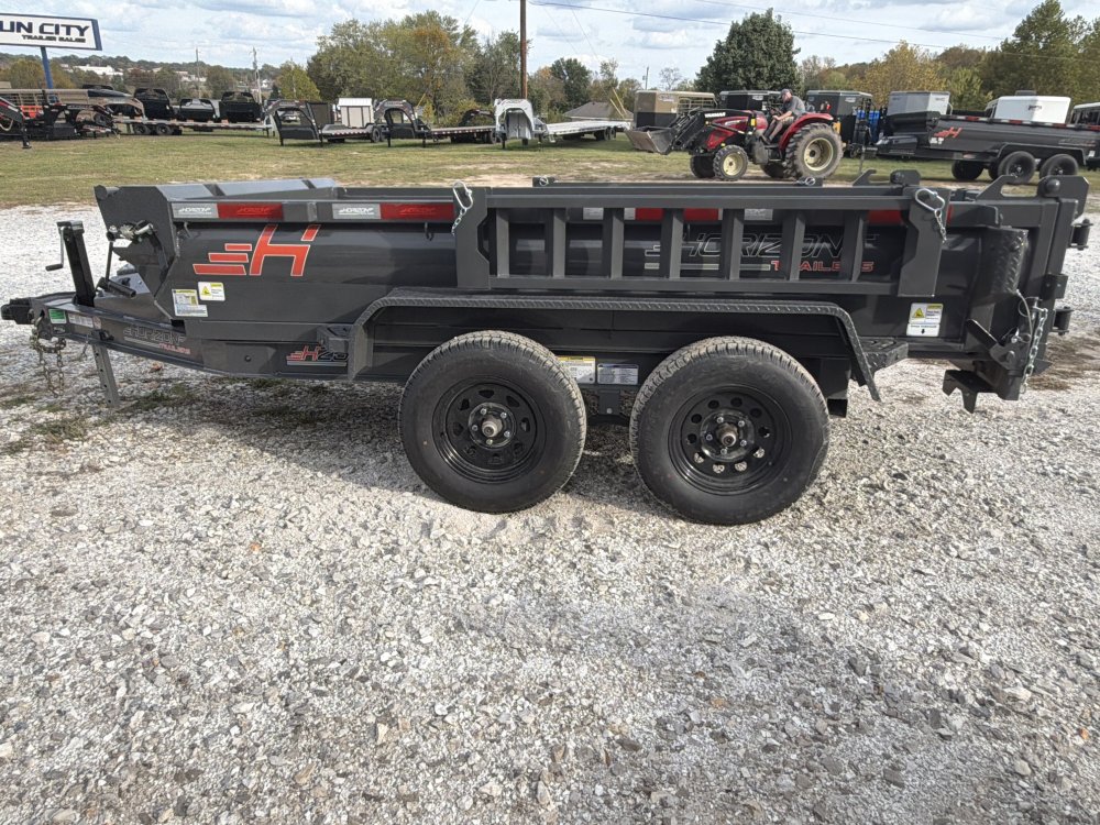 10' X 60" X 18" Horizon BP Dump Trailer with 3500lb Axles