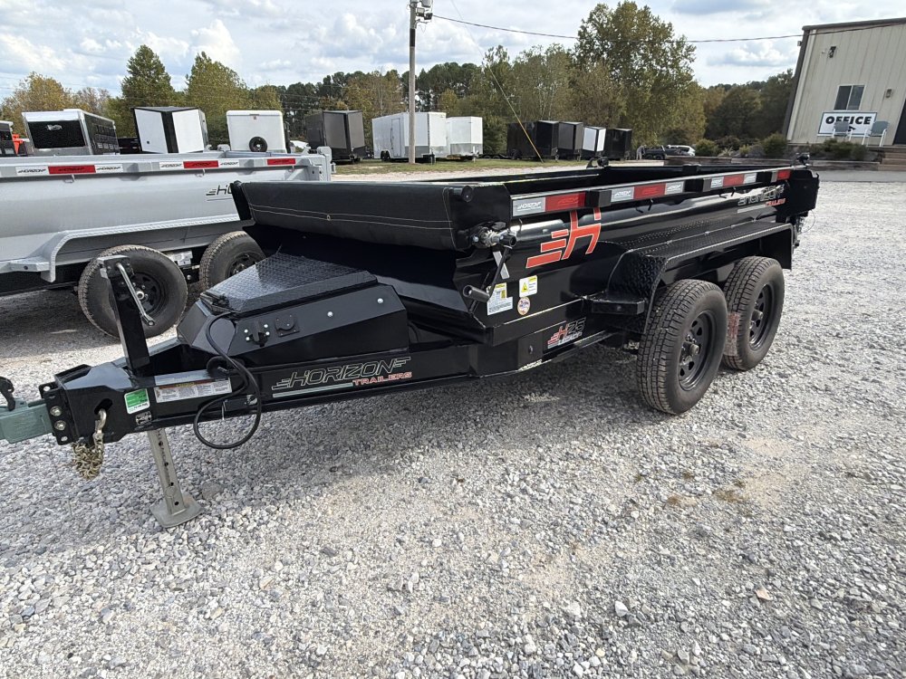 10' X 60" X 18" Horizon BP Dump Trailer with 3500lb Axles