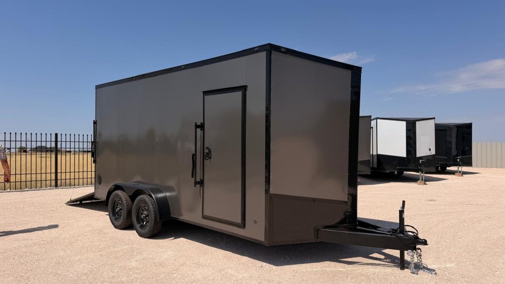 7x16x7 TA2 Steel Pines Enclosed Trailer