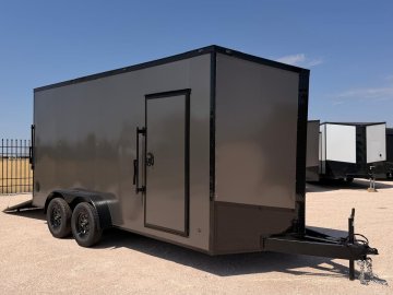 7x16x7 TA2 Steel Pines Enclosed Trailer
