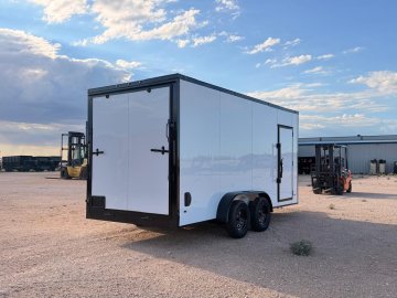 7x16x7 TA2 Steel Pines Enclosed Trailer