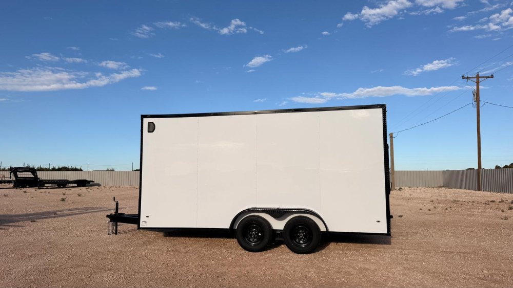 7x16x7 TA2 Steel Pines Enclosed Trailer
