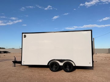 7x16x7 TA2 Steel Pines Enclosed Trailer