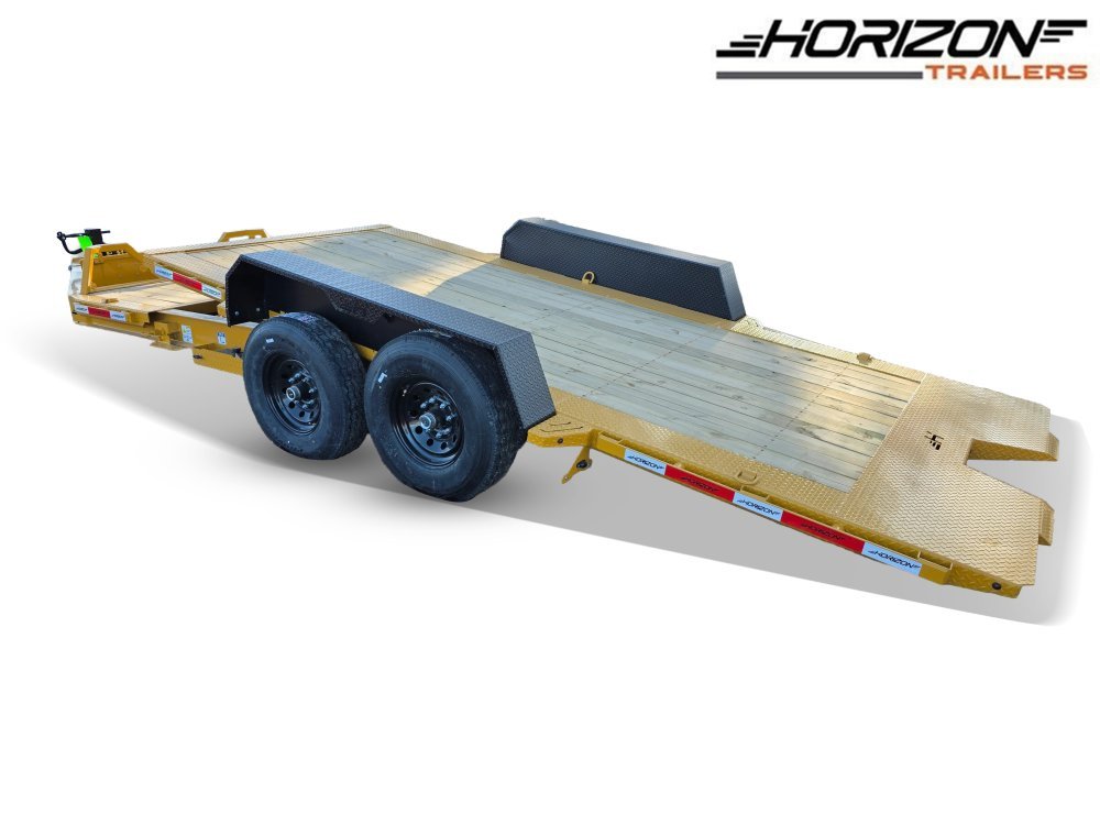 20' Horizon ETZ Bumper Pull Equipment Tilt Trailer - (2) 7K Axles