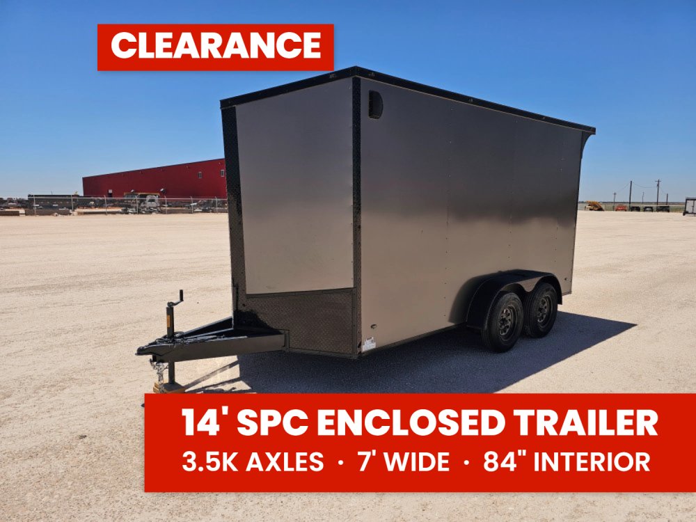 Steel Pines Cargo 7x14 TA2 Enclosed Trailer 7K