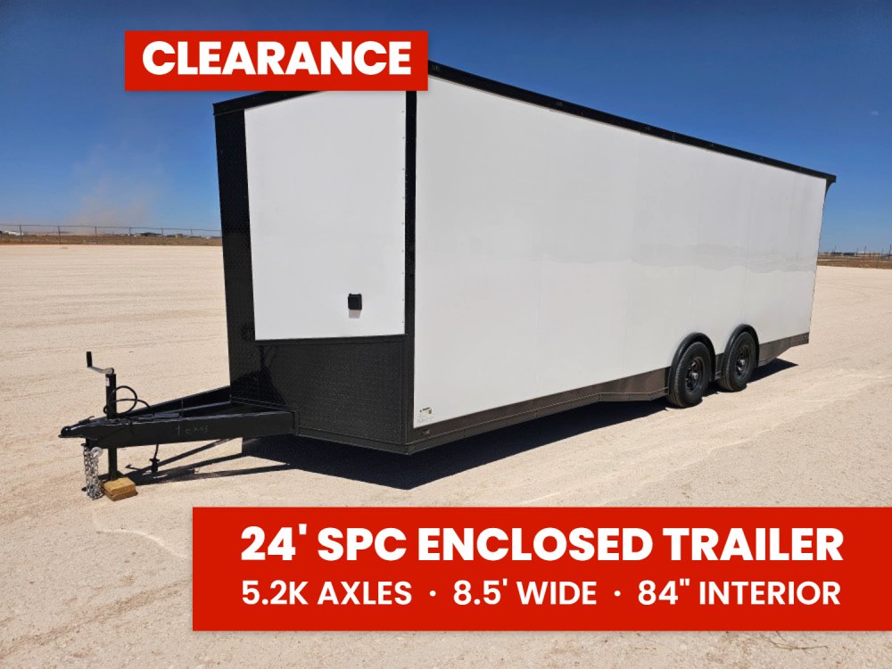 Steel Pines Cargo 8.5x24 TA3 Enclosed Trailer 10K