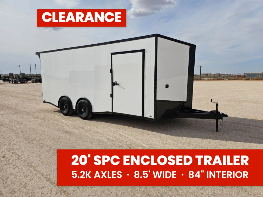 Steel Pines Cargo 8.5x20 TA3 Enclosed Trailer 10K