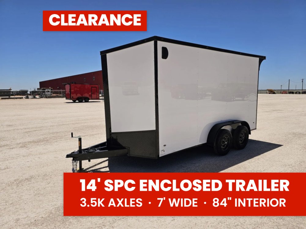 Steel Pines Cargo 7x14 TA2 Enclosed Trailer 7K